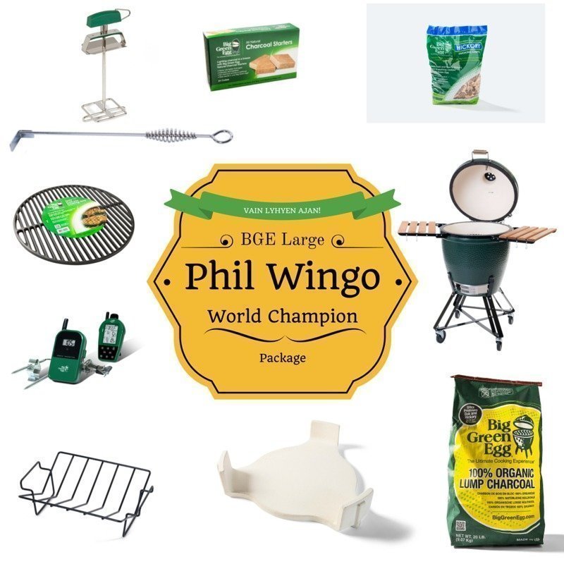 BGE L Phil Wingo BBQ World Champion package