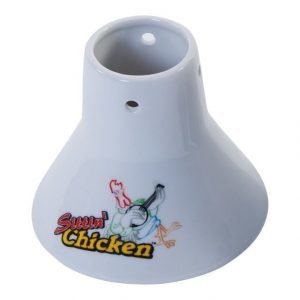 Big Green Egg Sittin’ Chicken Ceramic Roaster Paistoteline