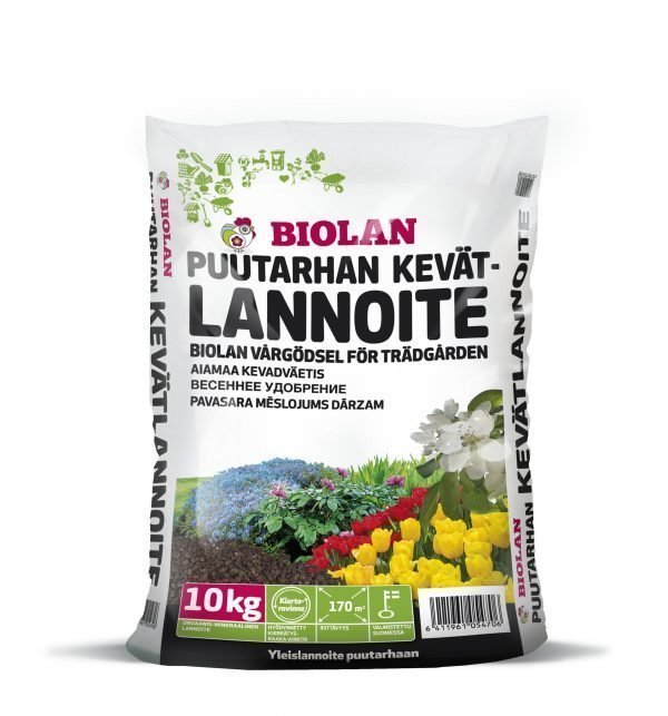 Biolan 10 Kg Puutarhan Kevätlannoite