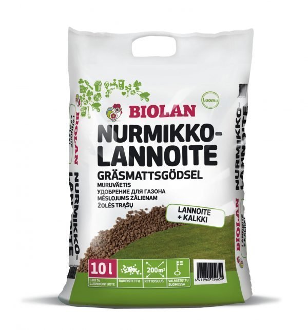 Biolan 10 L Nurmikkolannoite