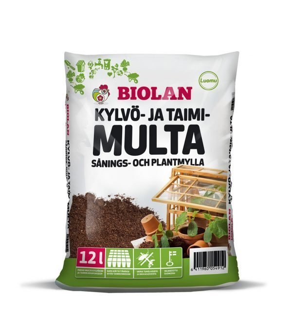 Biolan 12 L Kylvö- Ja Taimimulta