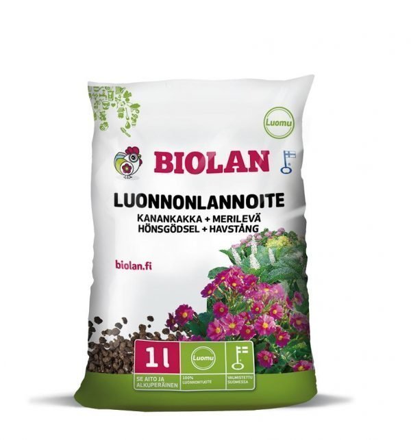 Biolan Kanankakka+Merilevä 1 L Luonnonlannoite