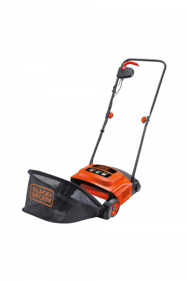 Black & Decker Sammaleenpoistaja Nurmikonilmaaja Musta