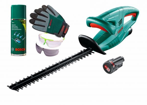 Bosch Easyhedgecut 12-45 Pensasleikkuri 12v 2x2.5ah + Tarvikesarja