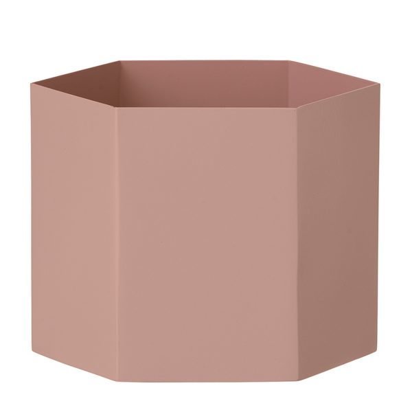 Ferm Living Hexagon Ruukku Xl Roosa