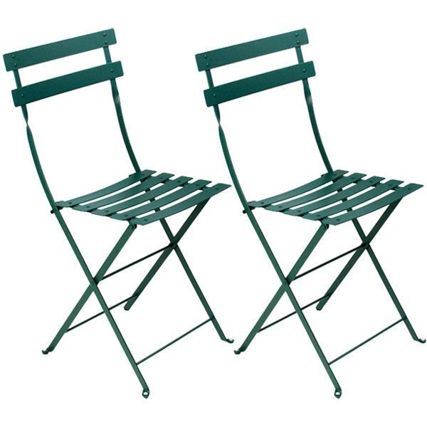 Fermob Bistro Metal Tuoli Cedar Green 2 Kpl