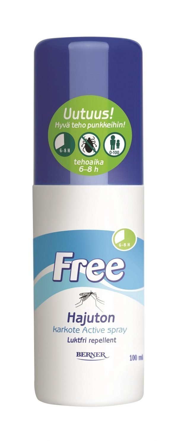 Free Active Spray 100 Ml Hyönteiskarkote