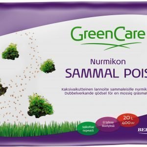 Greencare Nurmikon Sammal Pois 10 L Lannoite