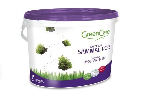 Greencare Nurmikon Sammal Pois 5 Kg Lannoite