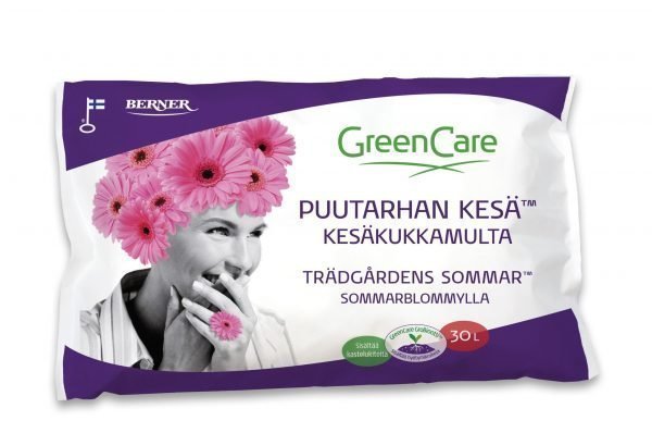 Greencare Puutarhan Kesä Grobiootti 30 L Kesäkukkamulta