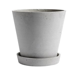 Hay Flowerpot Ruukku Ja Lautanen Xl Harmaa