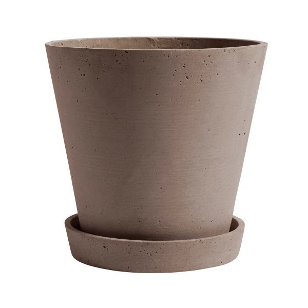 Hay Flowerpot Ruukku Ja Lautanen Xl Terrakotta