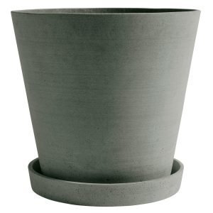 Hay Flowerpot Ruukku Ja Lautanen Xxxl Vihreä