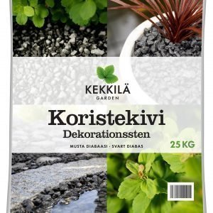 Kekkilä Musta Diabaasi 25 Kg Koristekivi