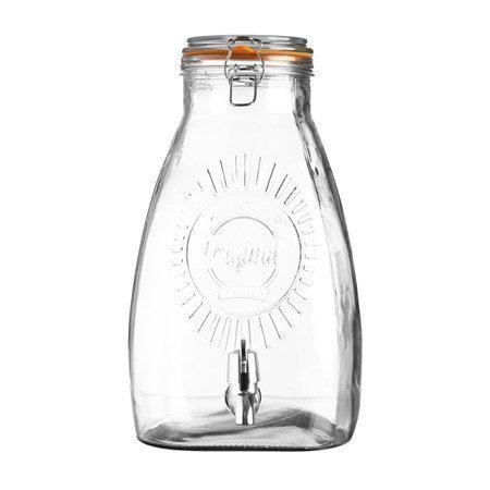 Kilner Neliskulmainen juomasäiliö 8 L