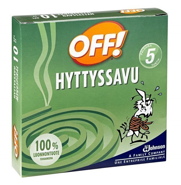 Off! Hyttyssavu 10 Kpl