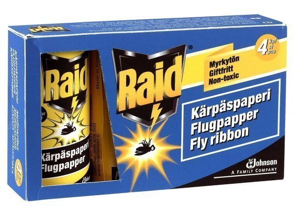 Raid Kärpäspaperi 4 Kpl