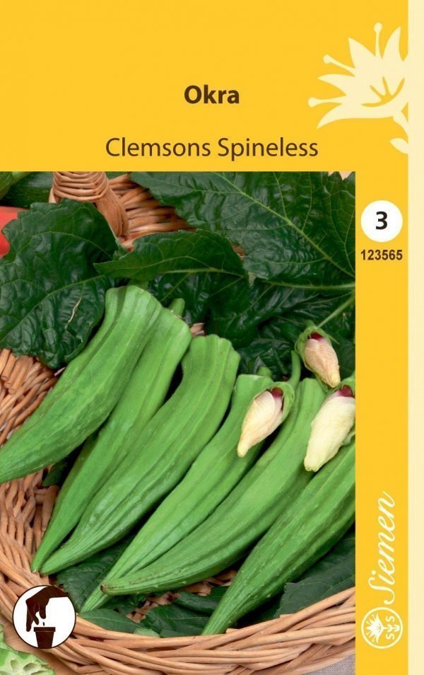 Siemen Okra Clemsons Spineless