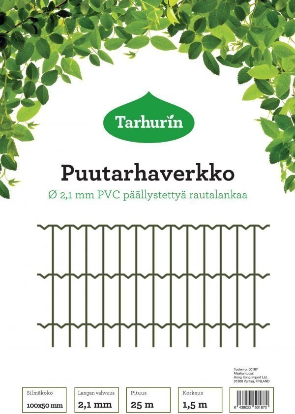 Tarhurin 25 M Puutarhaverkko